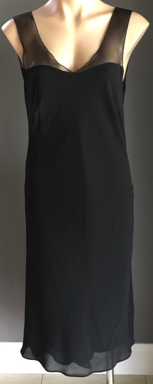 MILLERS Dress Sheath Black Sleeveless Ladies Size 12 Sleek Stunning LBD