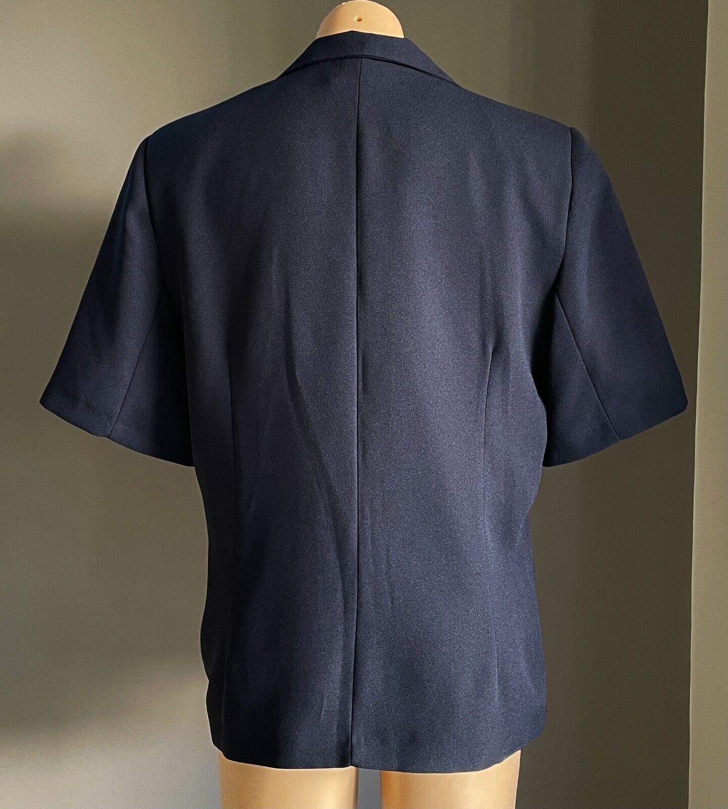 MILLERS CLASSIC WEAR Jacket Navy Blue Short Sleeve Single Breasted Size 16 (2)