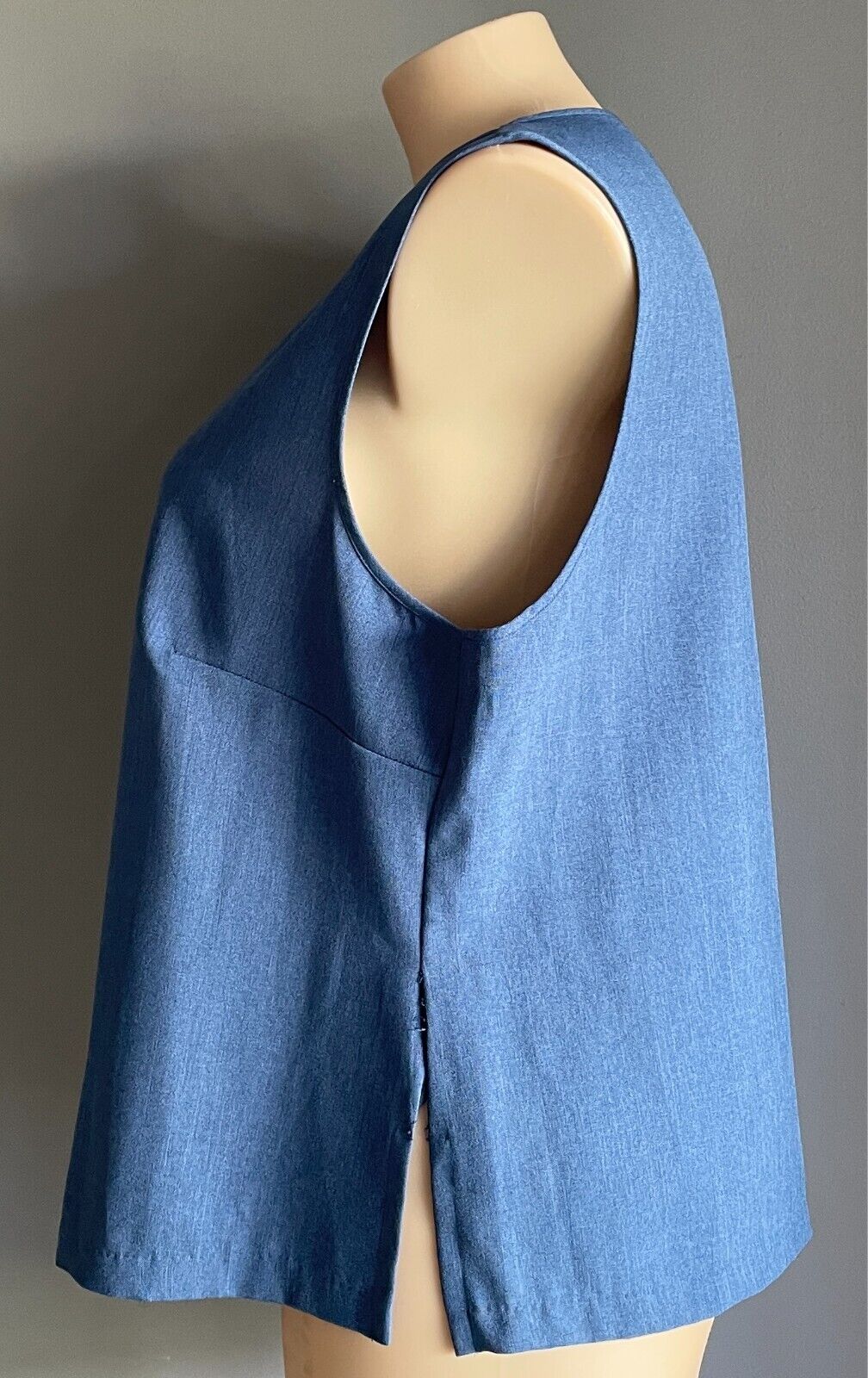 MILLERS Cami Top Blue Sleeveless Round Neck Blouse Tank Plus Size 20