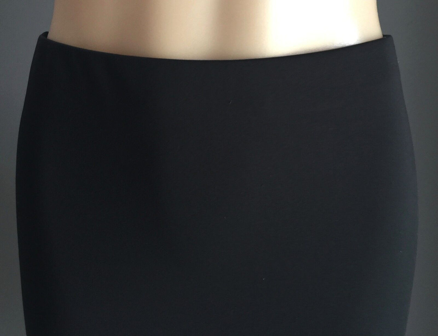 TEMT Pencil Skirt Black Stretch Straight 1950's Look Classic Basic Size L 12 NEW