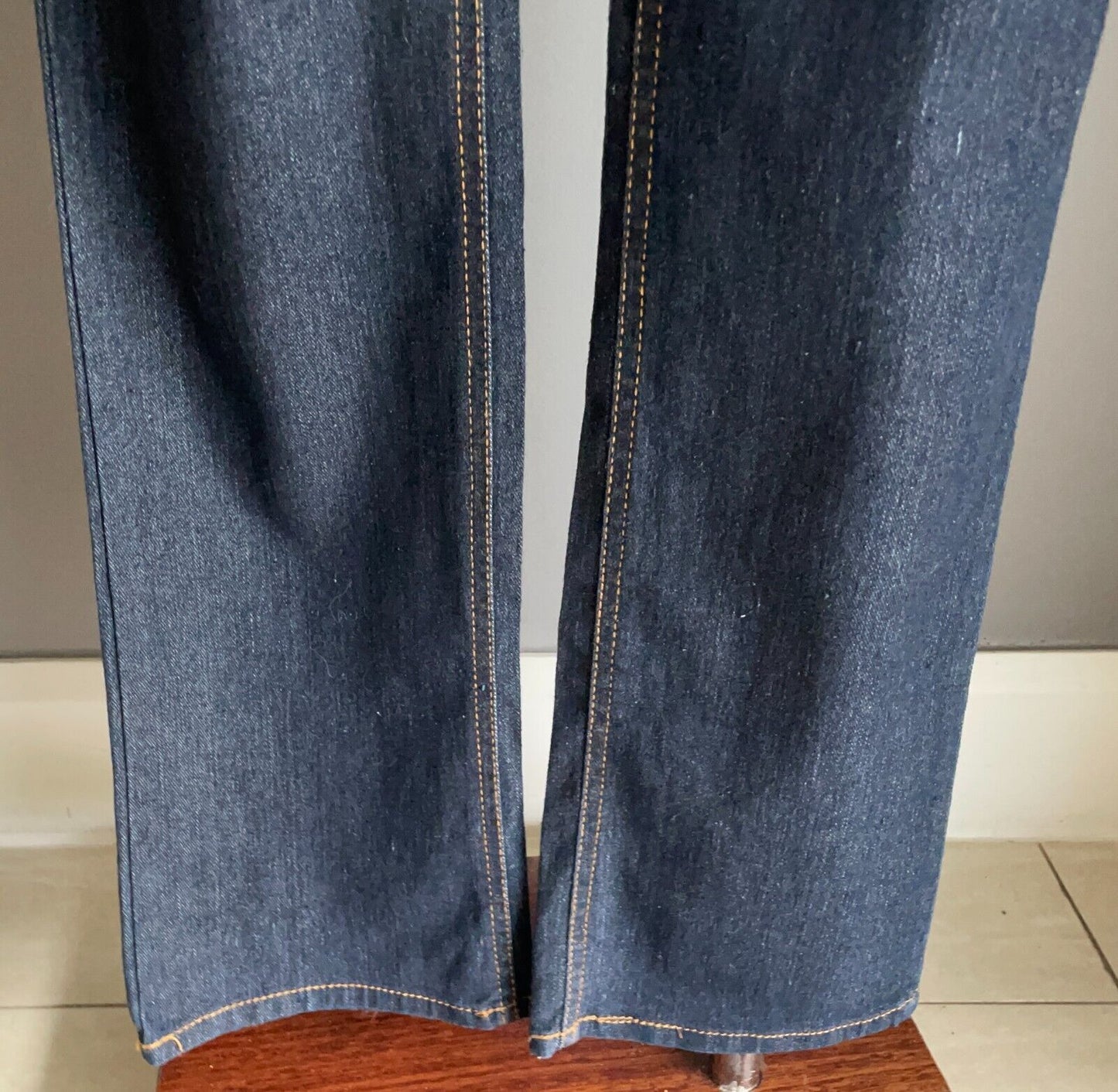 GIRL XPRESS Size 16 Jeans Dark Blue Denim Straight Leg Full Length