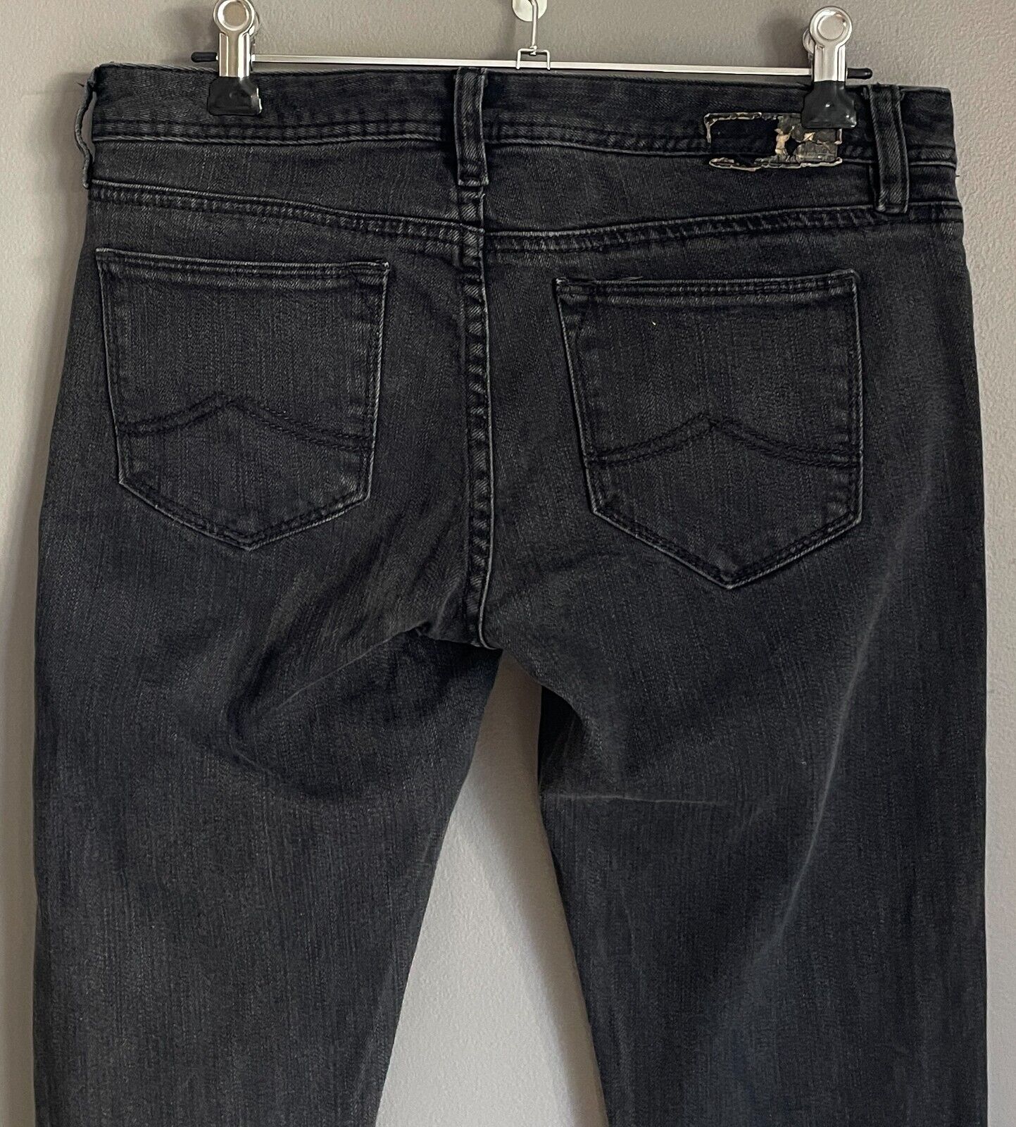 JUST JEANS Black Denim Super Skinny Full Length Jeans Ladies  Size 9