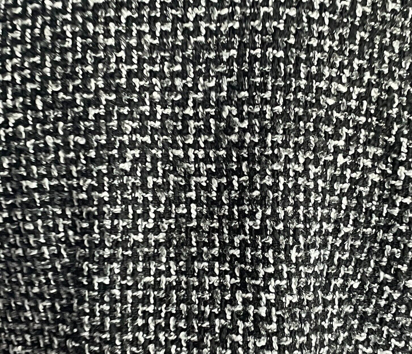 CHICABOOTI  Jacket Collarless Zip Front Grey Black White Tweed Size 12 Tailored