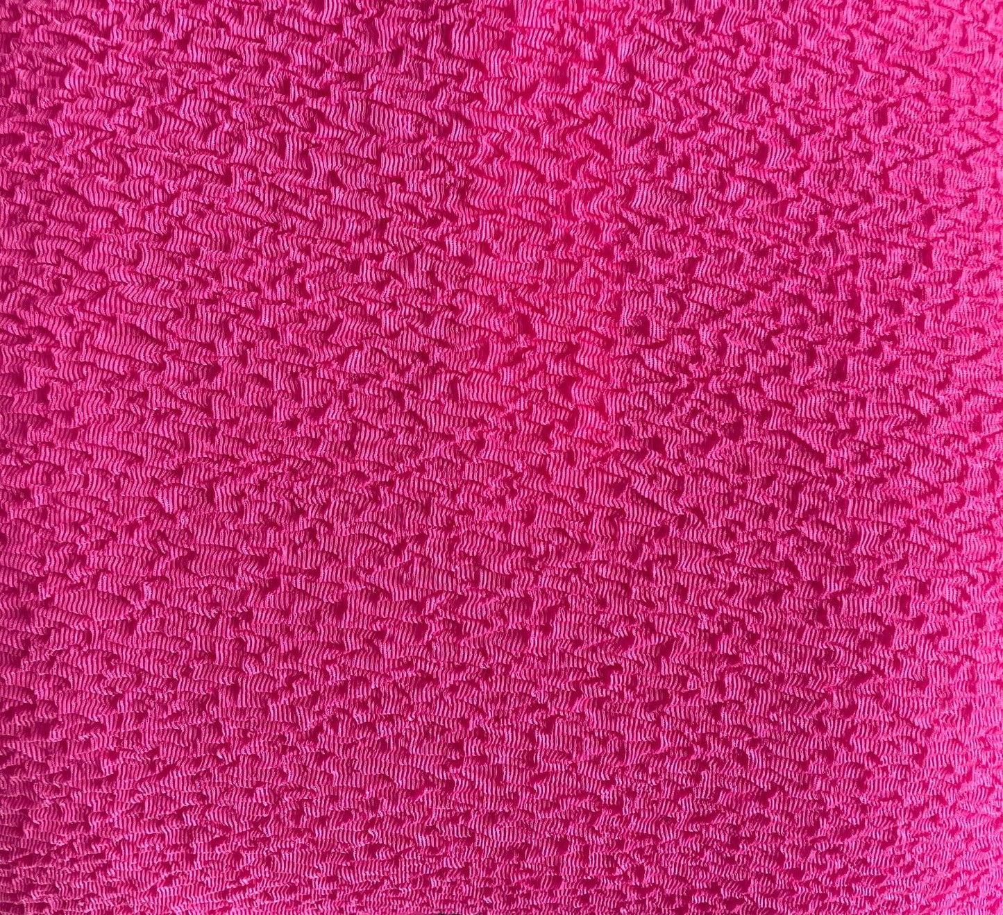 BOOHOO Bikini Bottoms Pink Crinkle Waffle High Waist Size 18 Stretch Fabric NEW