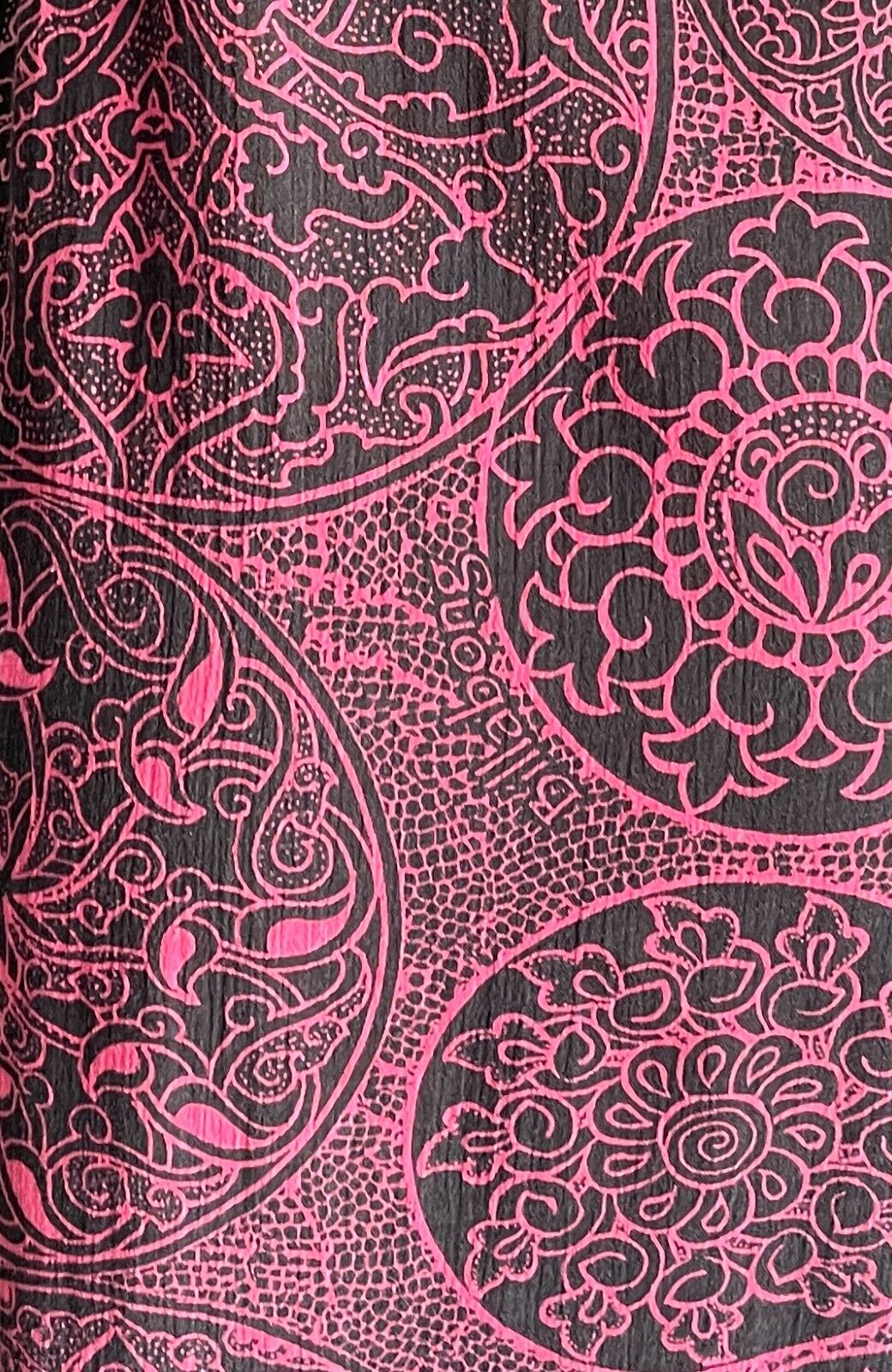 BILLABONG Maxi Dress Shades of Pink Green Black  Print Sleeveless Ladies Size 10