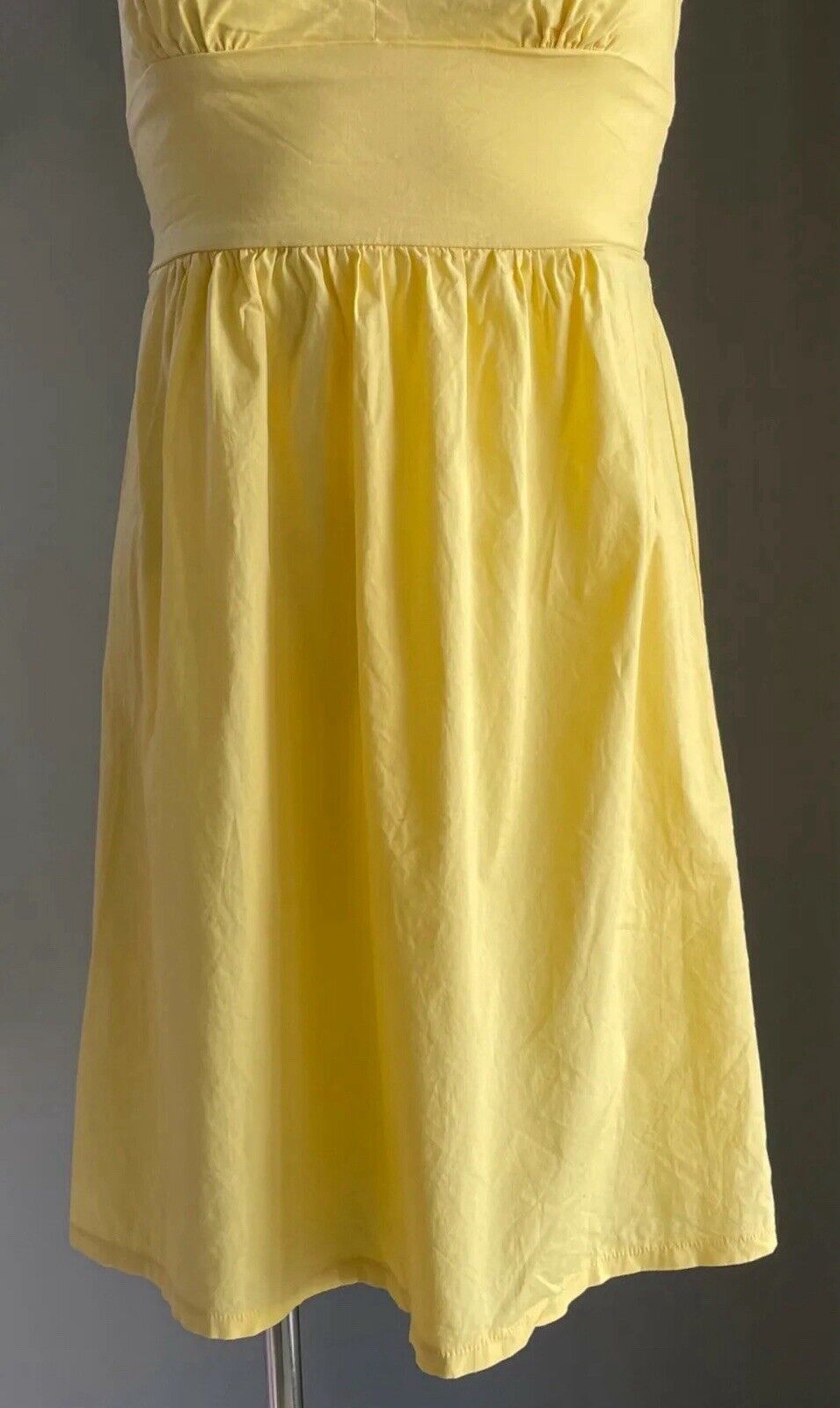 SUPRE Sun Dress Sunny Yellow Sleeveless Spaghetti Strap Ladies Size XS 8 NEW