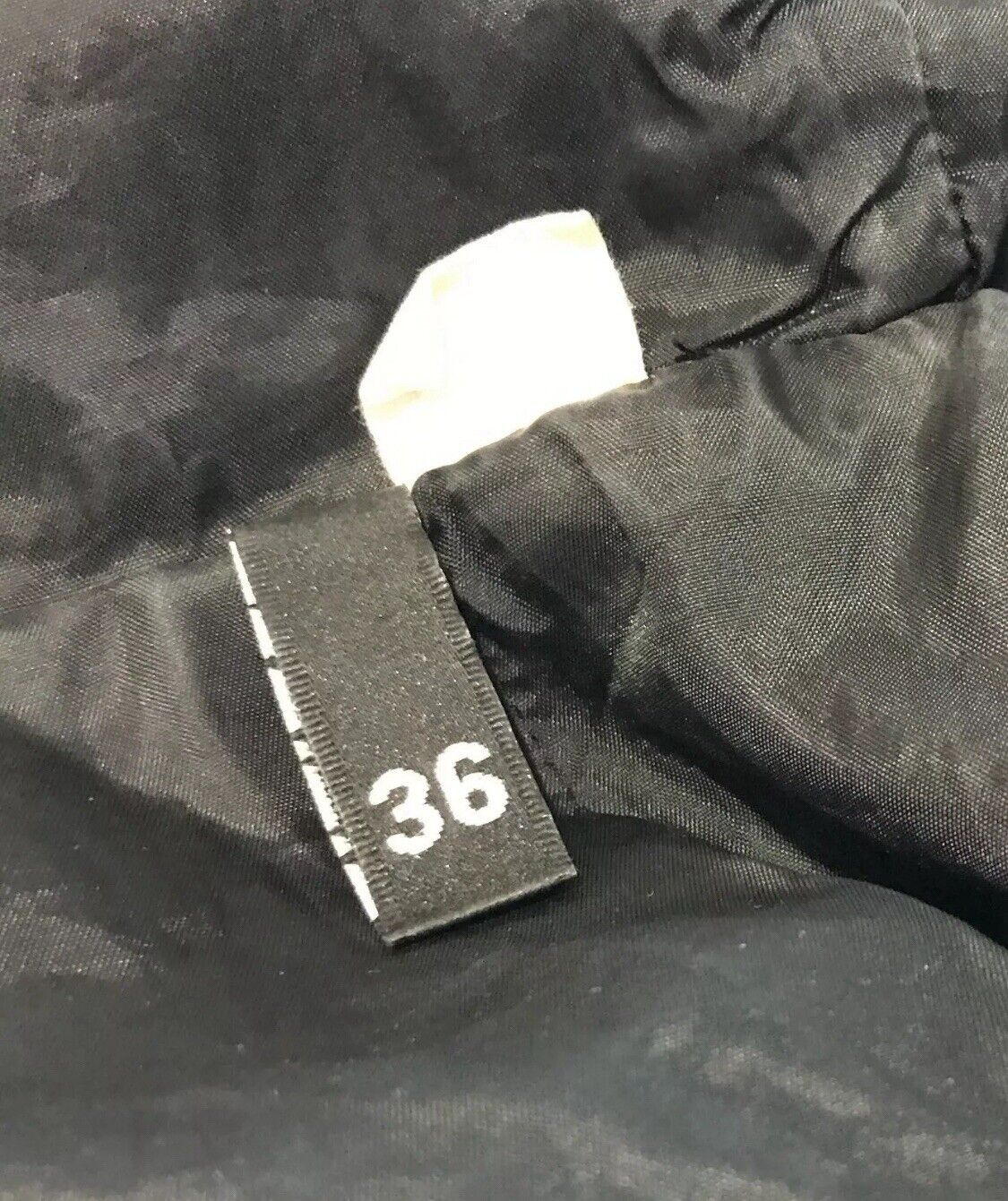 H&M DIVIDED Coat w Hood Black Lined Zip Front Long Sleeve Warm Sz 36 AU 10