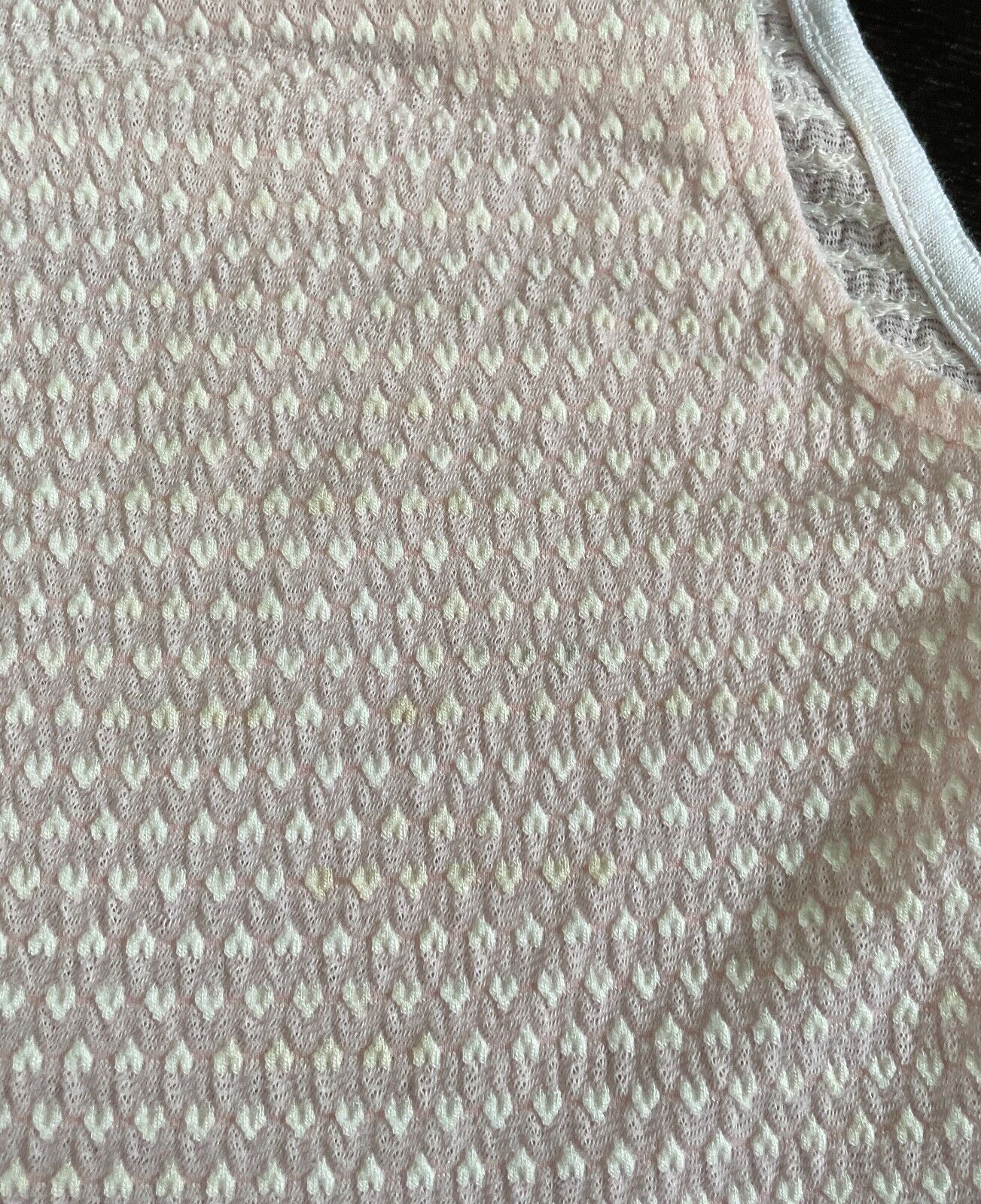 DIVIDED by H&M Top Pink & White Heart Print Sleeveless Size EU M AU 12 1950s