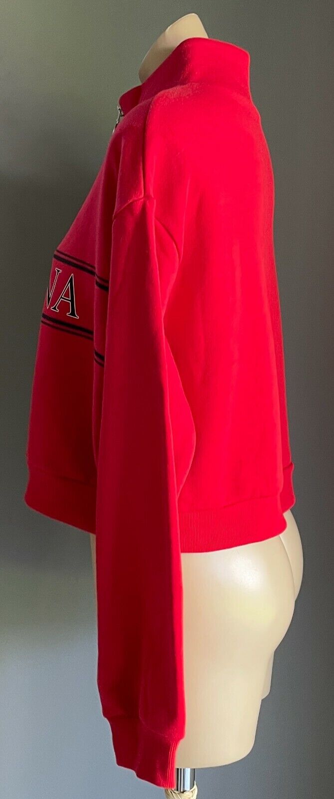 DIVIDED by H&M Louisiana USA Red Sweater Long Sleeve Crop Size EU L AU 14 16