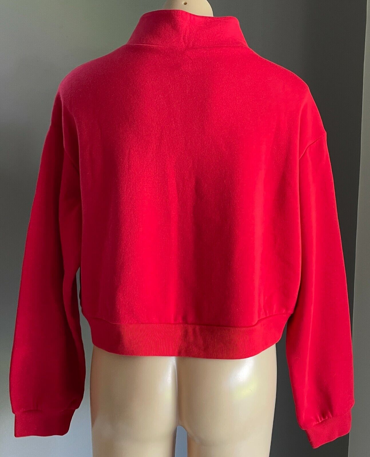 DIVIDED by H&M Louisiana USA Red Sweater Long Sleeve Crop Size EU L AU 14 16