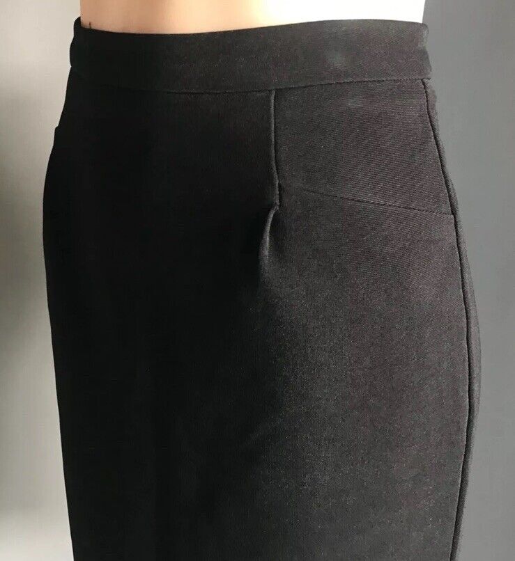 FORCAST Skirt Black Straight Knee Length Skirt Classic Smart Ladies Size 10
