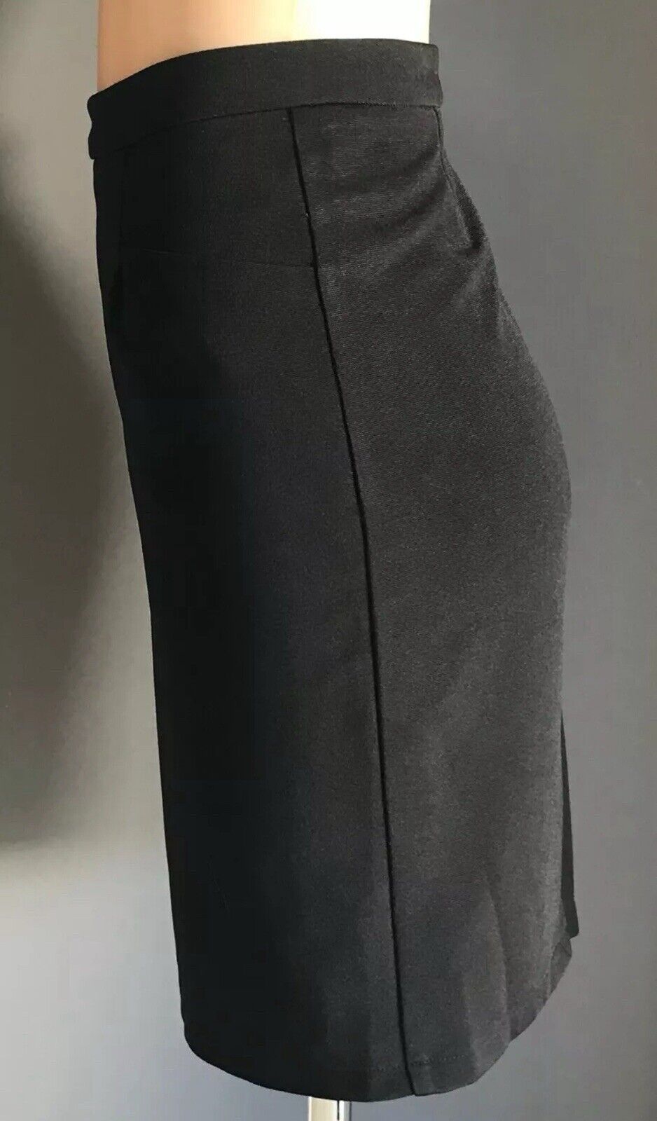 FORCAST Skirt Black Straight Knee Length Skirt Classic Smart Ladies Size 10