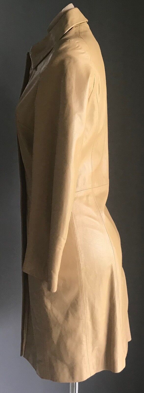 ATHOS Leather Jacket Tan Camel Colour Florence Italy Ladies Size EU 40 AU 10