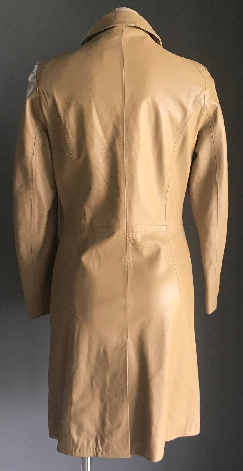 ATHOS Leather Jacket Tan Camel Colour Florence Italy Ladies Size EU 40 AU 10