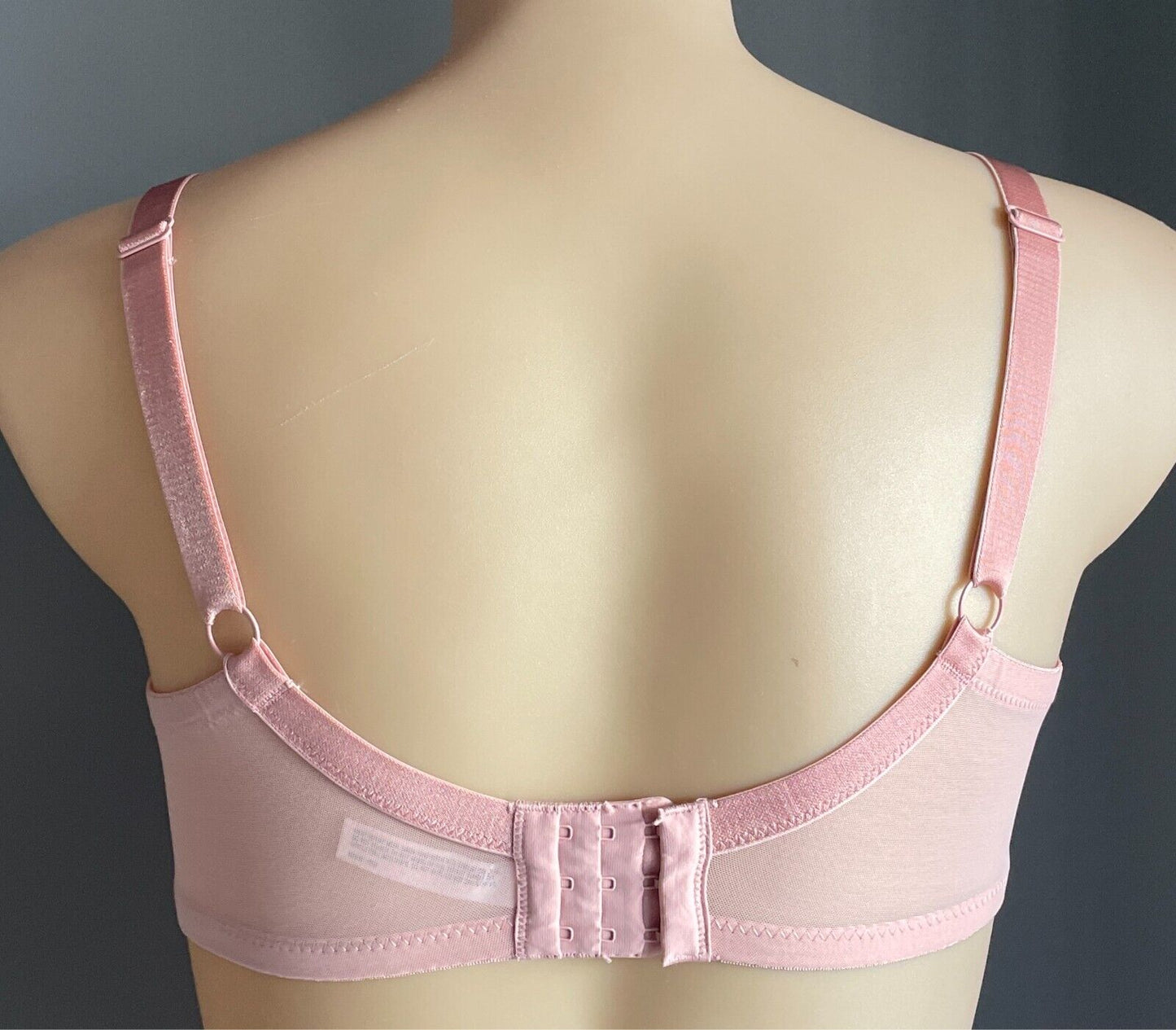 ANKO Dusty Pink Lace Bra Size 16DD Full Figure Underwire Adjustable Straps