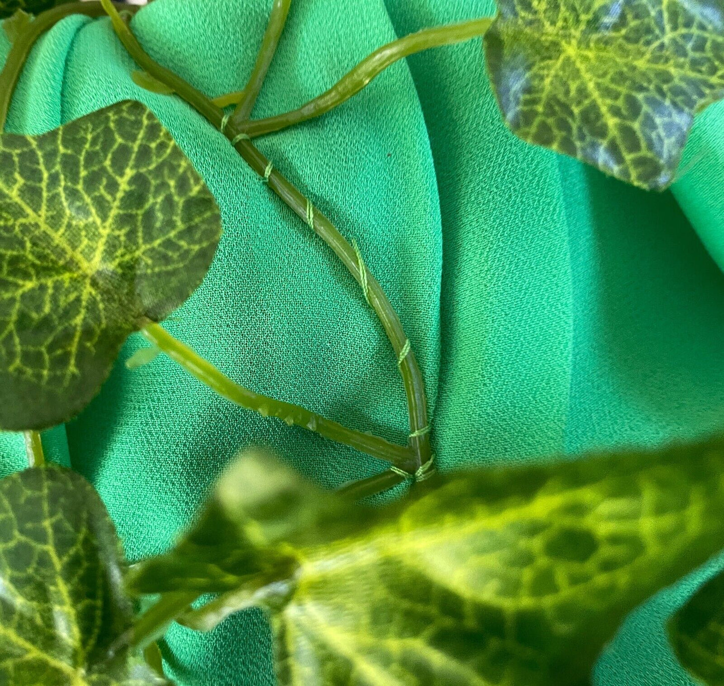 DOTTI Dress Poison Ivy Green Toga Faux Ivy Plant & Halo BATMAN CosPLAY  Size 10