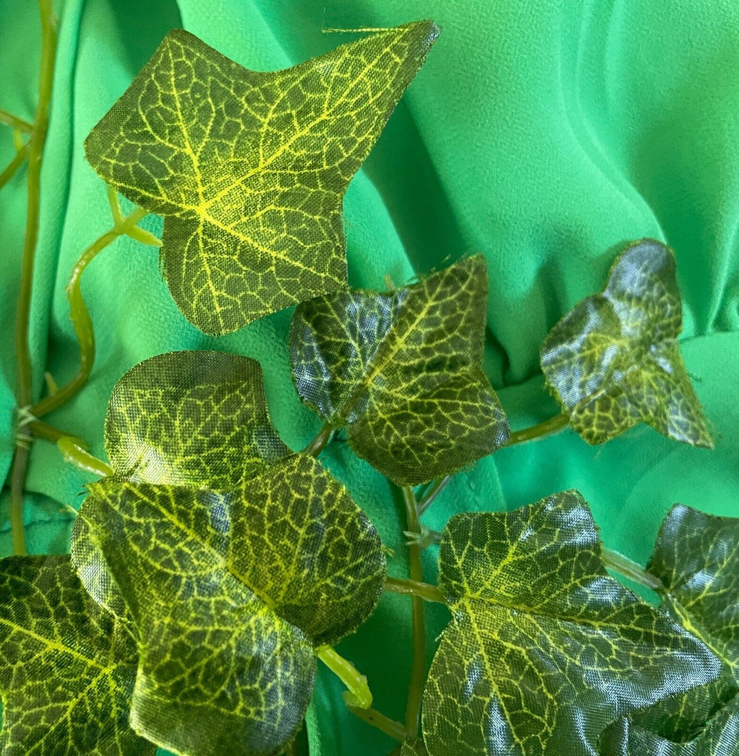 DOTTI Dress Poison Ivy Green Toga Faux Ivy Plant & Halo BATMAN CosPLAY  Size 10