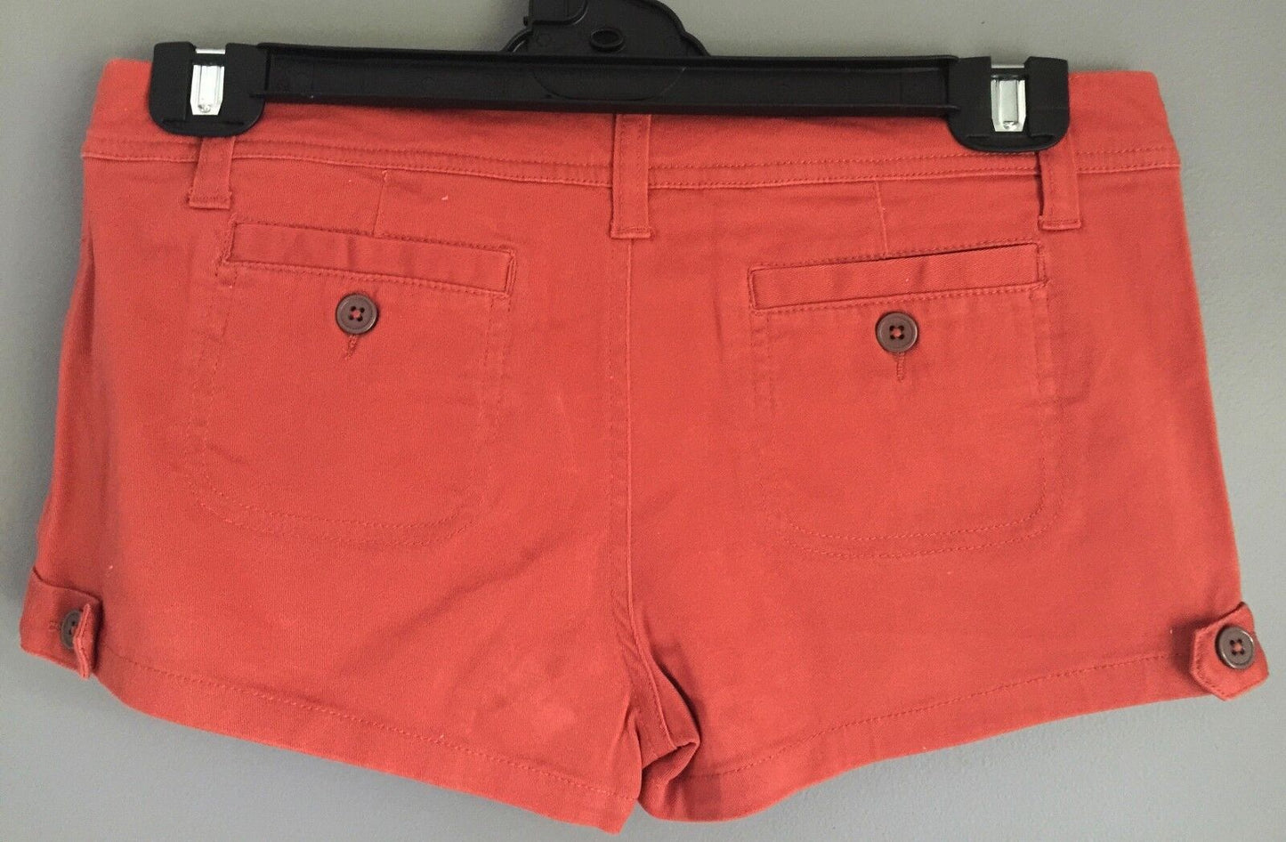 DOTTI Shorts Rust Orange Short Shorty Size 10 Cheeky Bum Denim Jeans Beach NEW