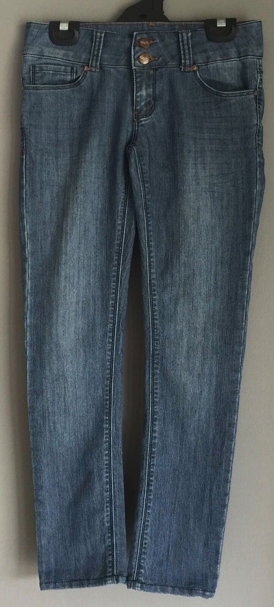 DOTTI Denim Jeans Diamond Skinny Leg Blue Denim Ladies Size 6 Great Condition