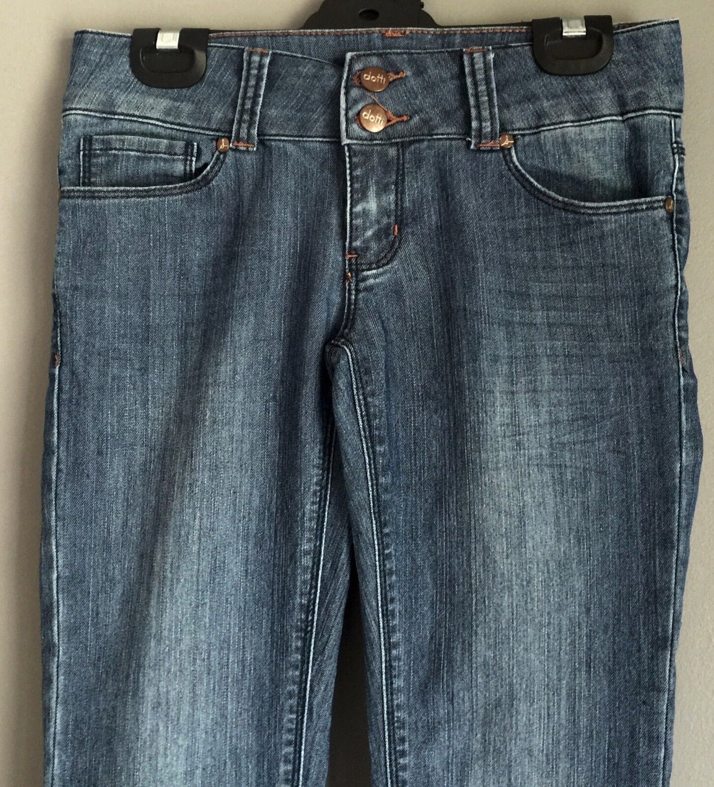 DOTTI Denim Jeans Diamond Skinny Leg Blue Denim Ladies Size 6 Great Condition