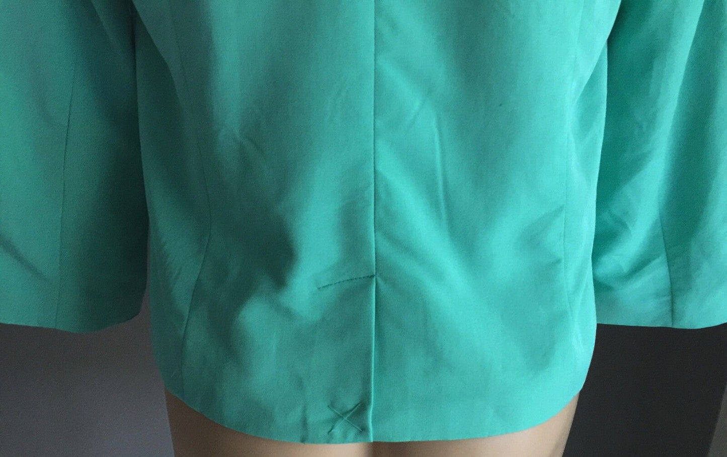DOTTI Jacket Mint Blazer Mint Colour w 2 ZiP Pockets Cropped Ladies Size 14 NEW