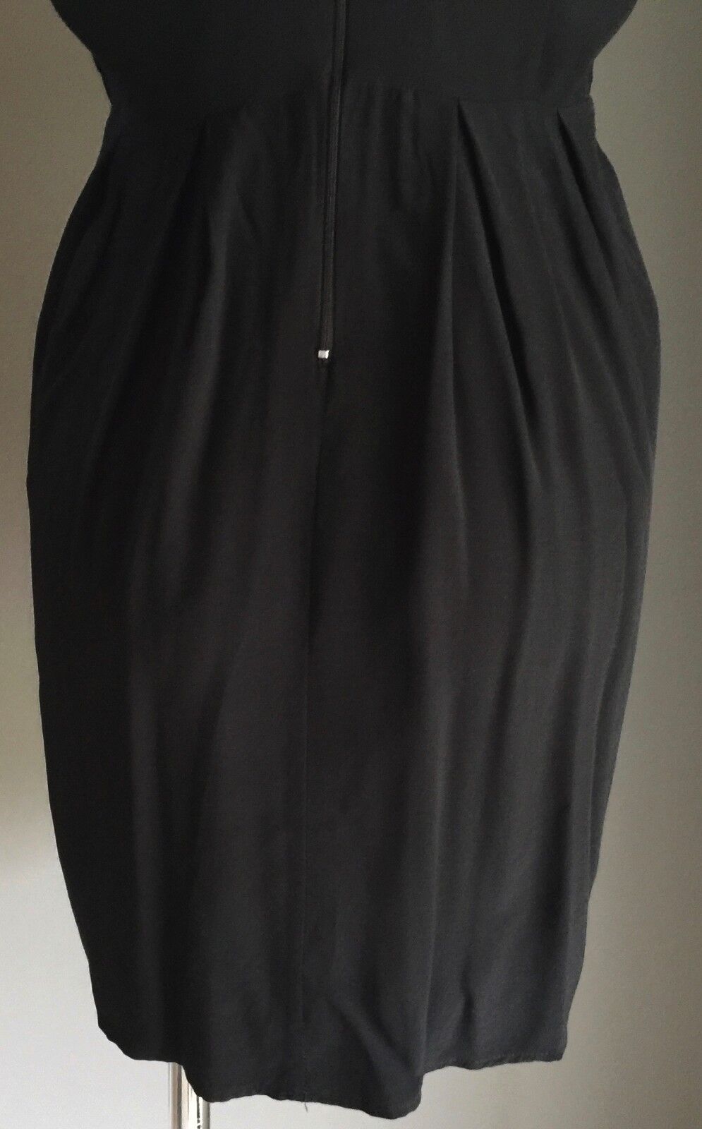 DOTTI Dress Black Short Sleeve Empire Waist Ladies Size 12 Flattering