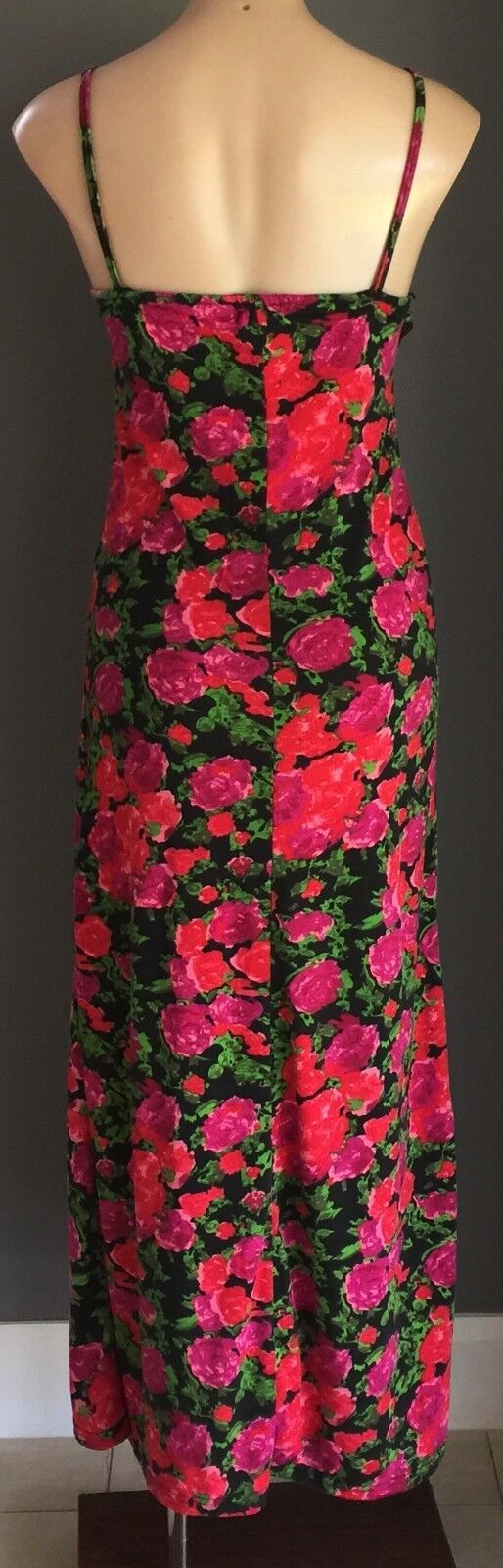TIGHTROPE Maxi Dress Bright Floral Print Stretchy Long Size 14 Stunning