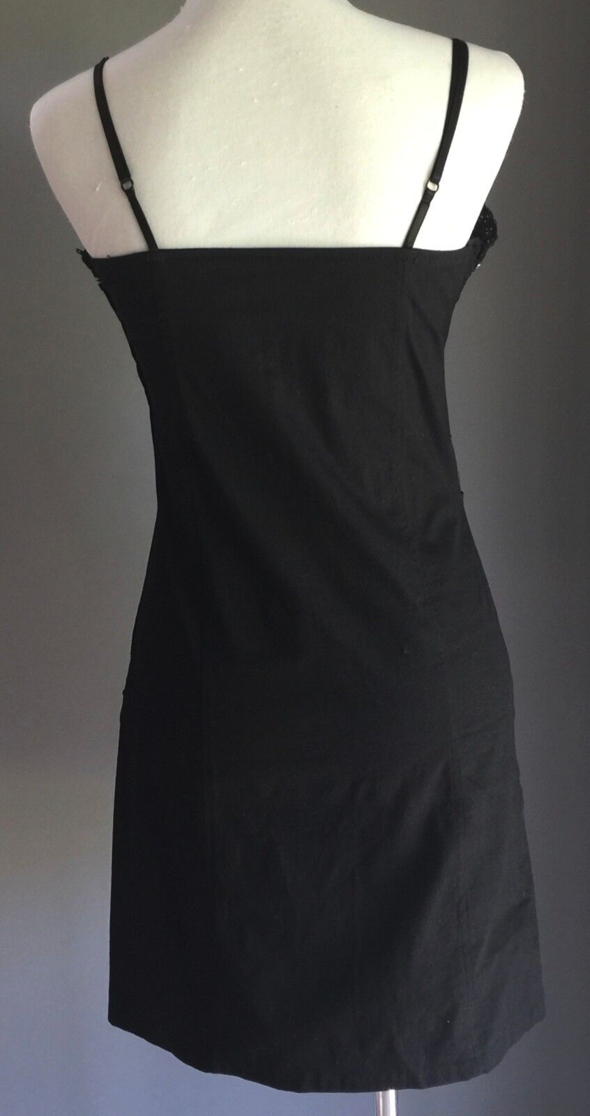 TIGHTROPE Dress Black Spaghetti Straps Casual Frock Ladies Size 10 NEW