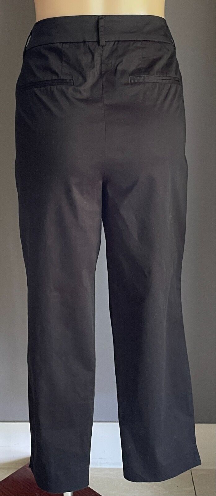SUSSAN Black Pants Straight Leg Style Size 14 Stretch Fabric Classic Style