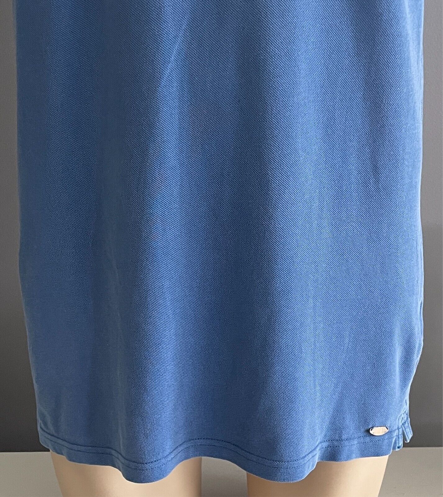 LEE COOPER Blue Polo Shirt Cotton Short Sleeves Mens Size L