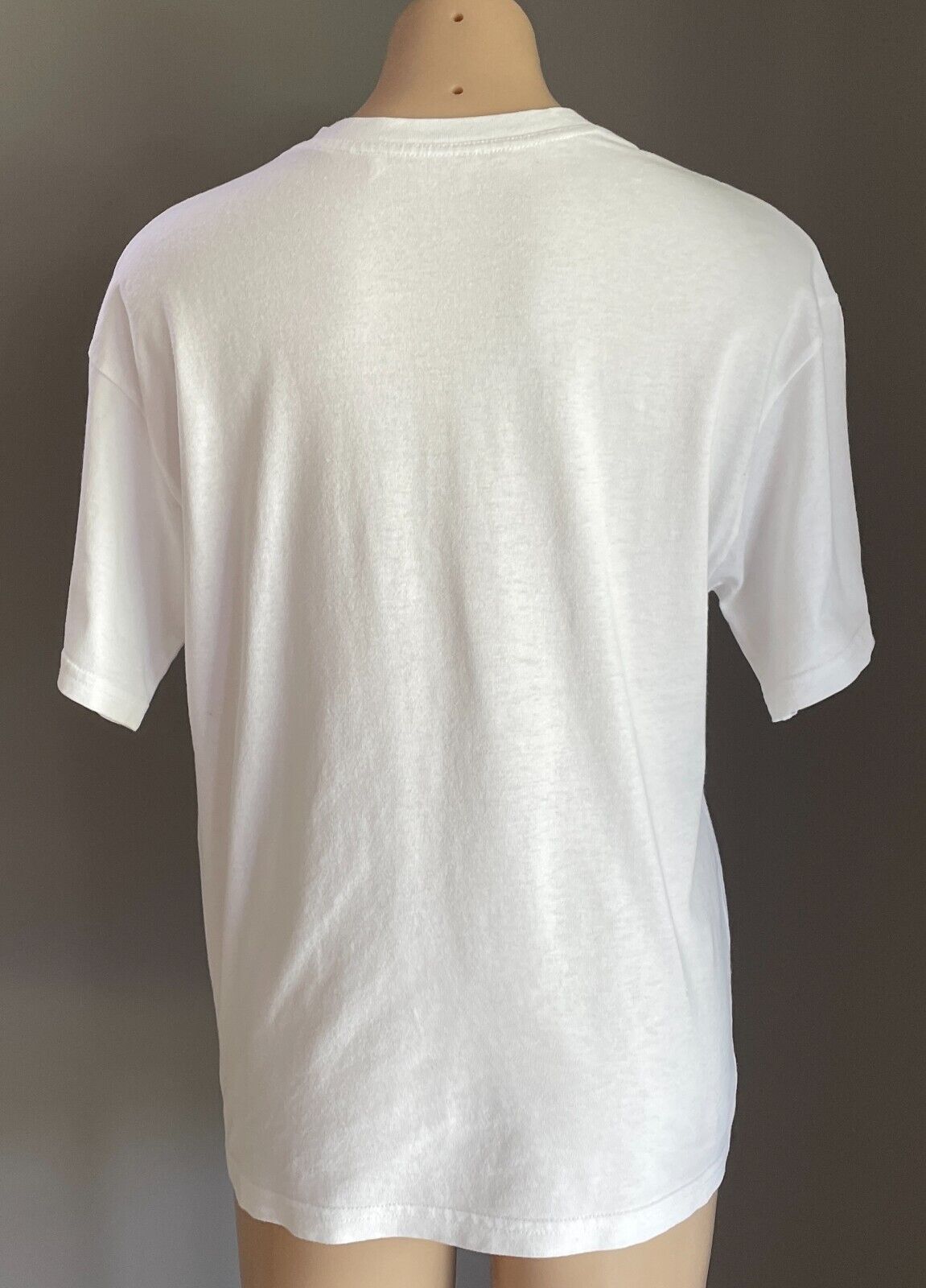 Street Skate 1990s T-Shirt White Cotton Competition Double Stitch Ladies Size 14