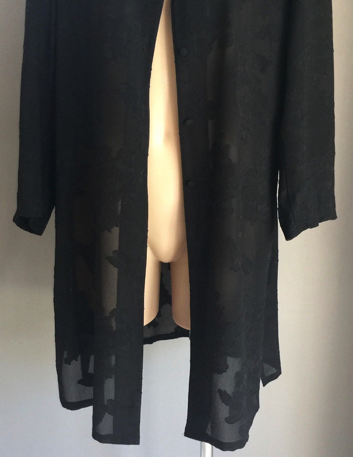 ANDRE JOHN Lightweight Round Collar Long Jacket Ladies Size 12 - Timeless