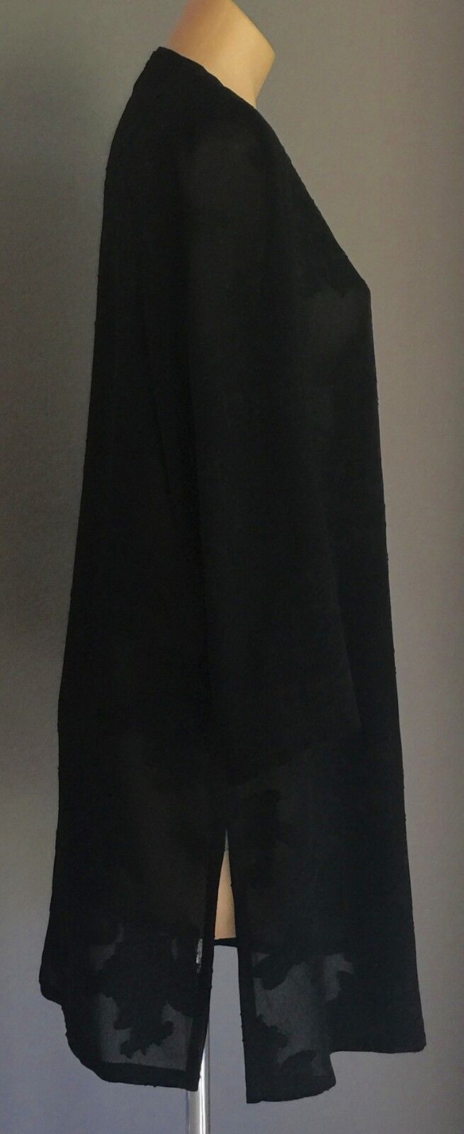 ANDRE JOHN Lightweight Round Collar Long Jacket Ladies Size 12 - Timeless