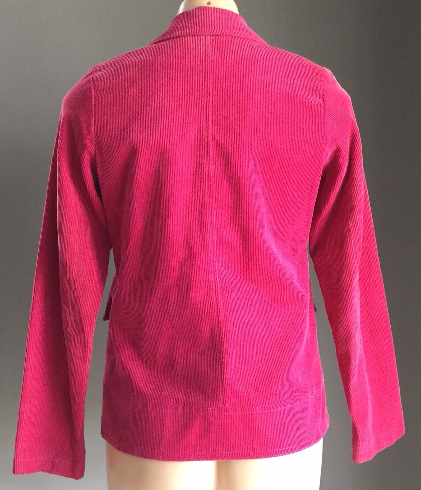 DOLL DOLL'S LUNA Jacket Blazer Cerise Corduroy Red Pink Size M 10 Retro Gem