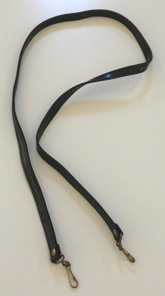 Replacement Shoulder Strap Black Snakeskin Pleather Hand Bag Bronze Hardware NEW