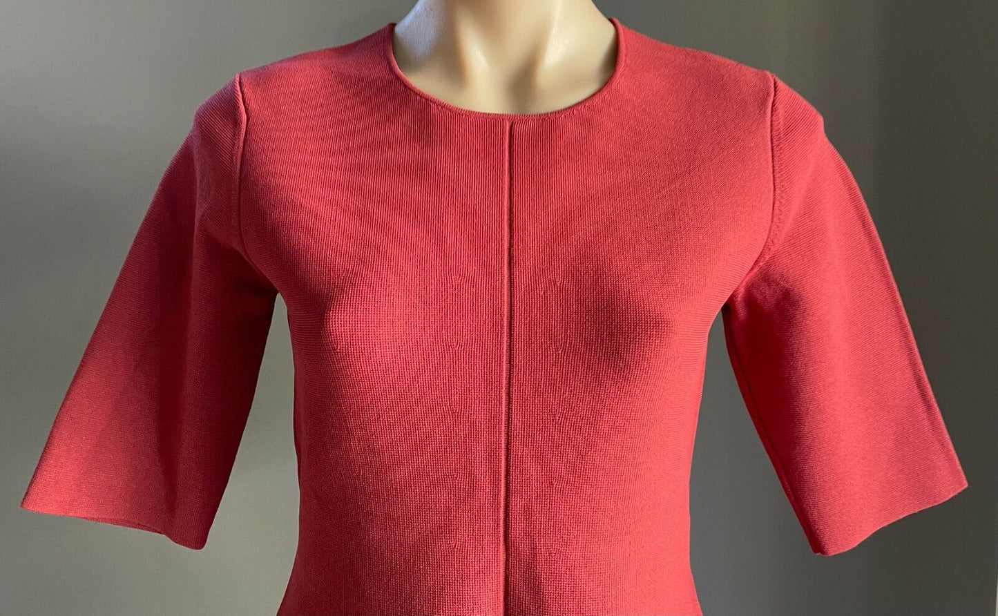 WITCHERY Top Dusty Rose Pink Short Sleeve Knit Sweater Ladies Size S 10 New