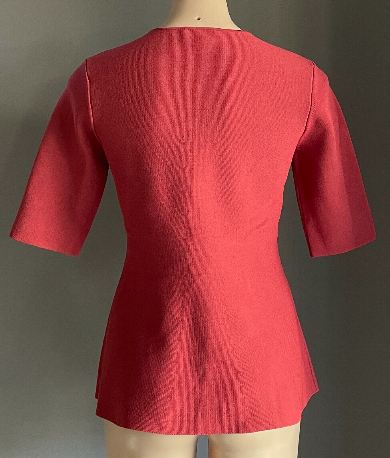 WITCHERY Top Dusty Rose Pink Short Sleeve Knit Sweater Ladies Size S 10 New