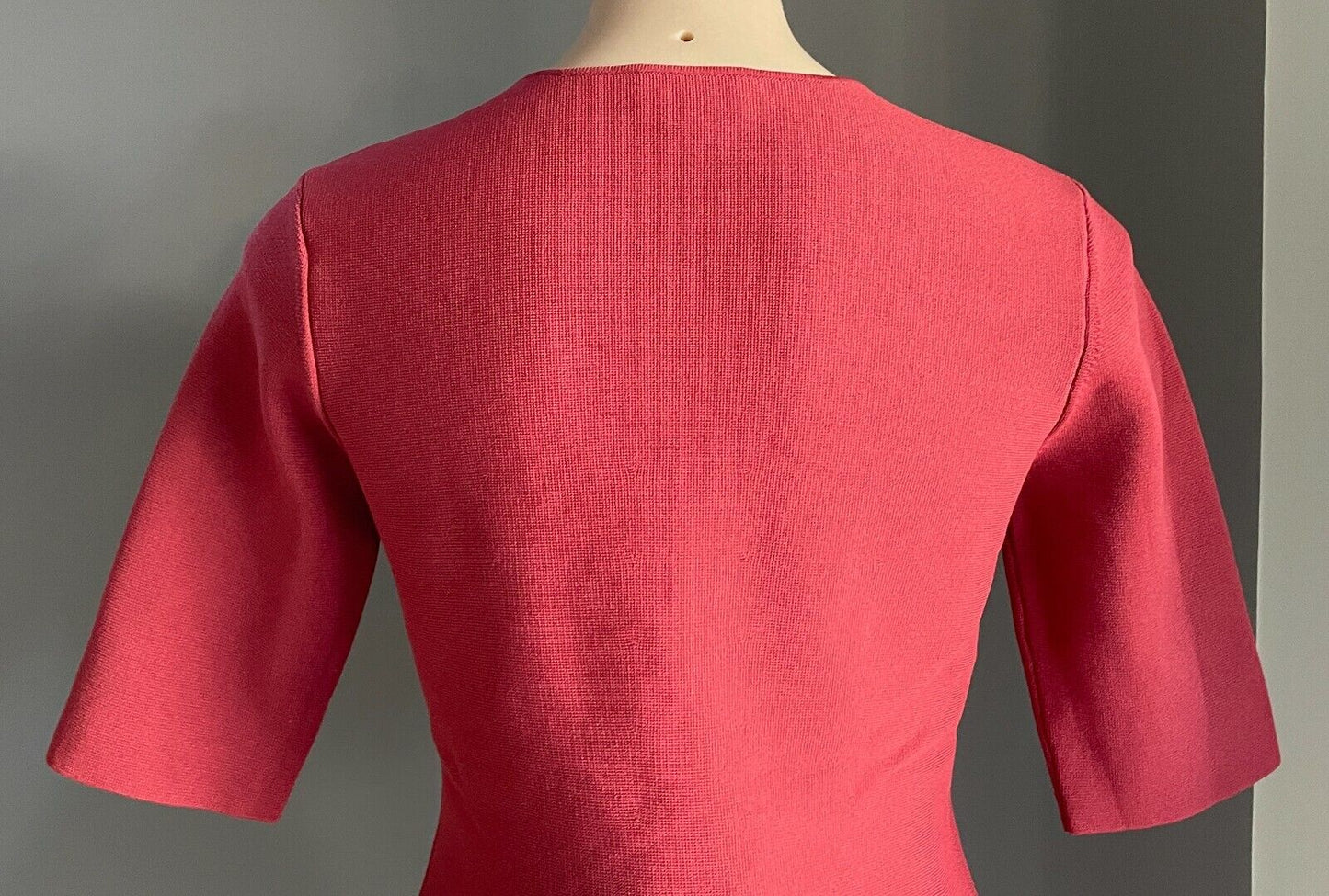 WITCHERY Top Dusty Rose Pink Short Sleeve Knit Sweater Ladies Size S 10 New