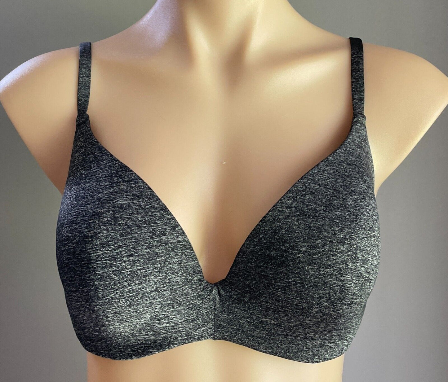 ANKO Sports Bra 14D Dark Grey Marl Underwire Smooth Cup Active Gym Size 14 D NEW