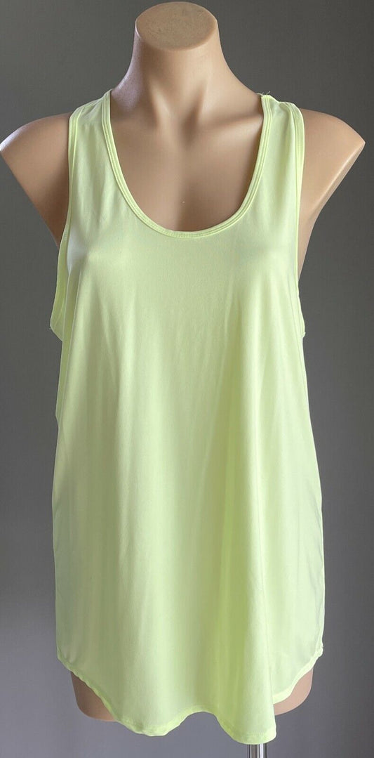 ACTIVE & CO Tank Top Citrus Ice Singlet Activewear  Core Racer Back Size 16 NEW