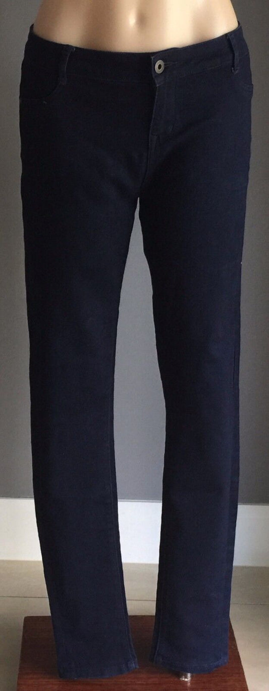 FIRETRAP Navy Blue Denim Stretch Skinny Pants Ladies L  Size 12 Jeans