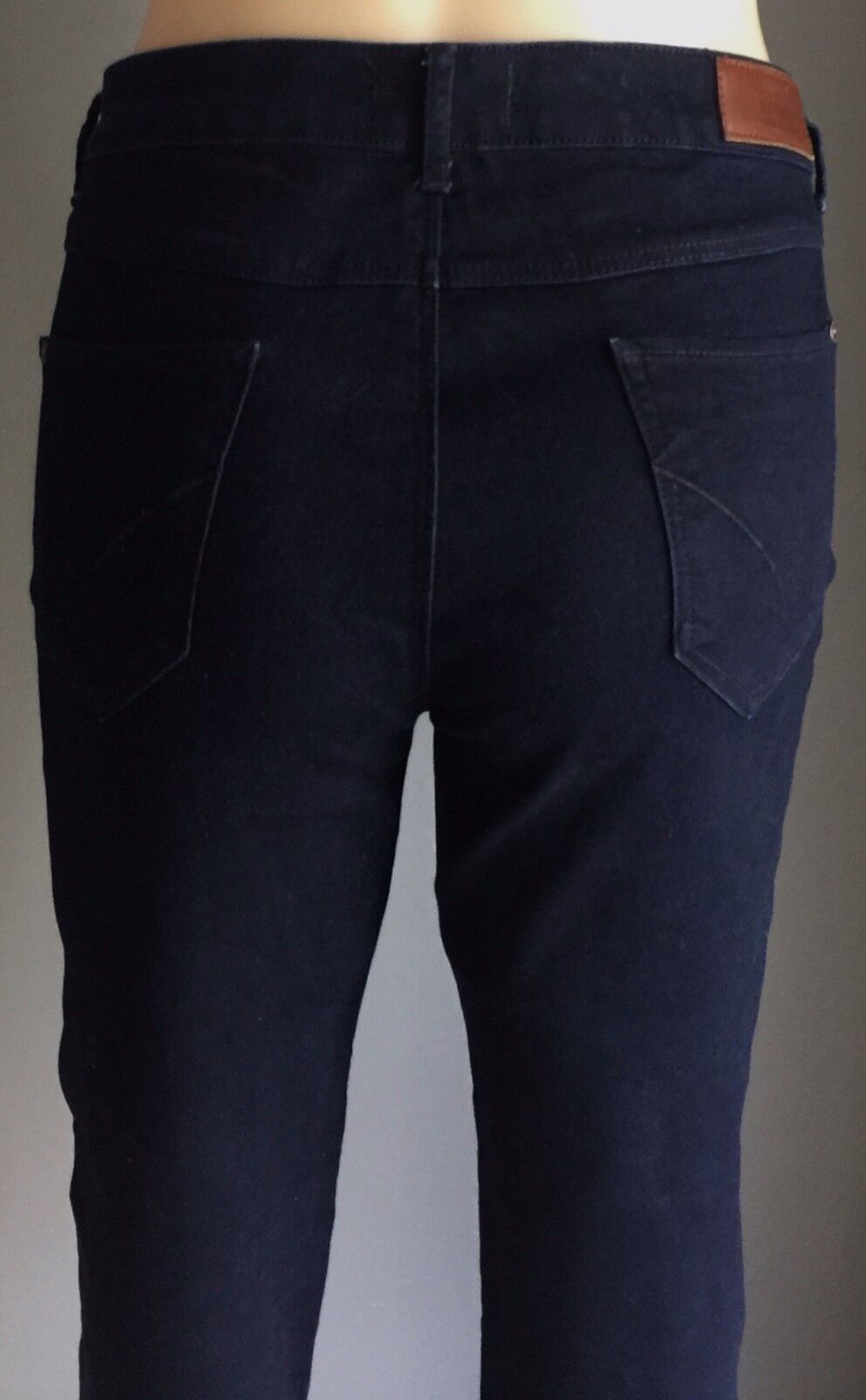 FIRETRAP Navy Blue Denim Stretch Skinny Pants Ladies L  Size 12 Jeans