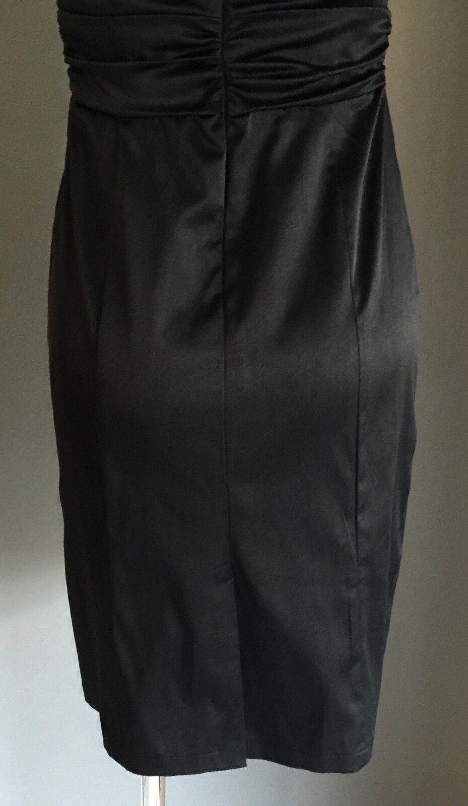 LILY WHYT  Strapless Dress Pencil Black White Size 8 10 Races Party Cocktail NEW