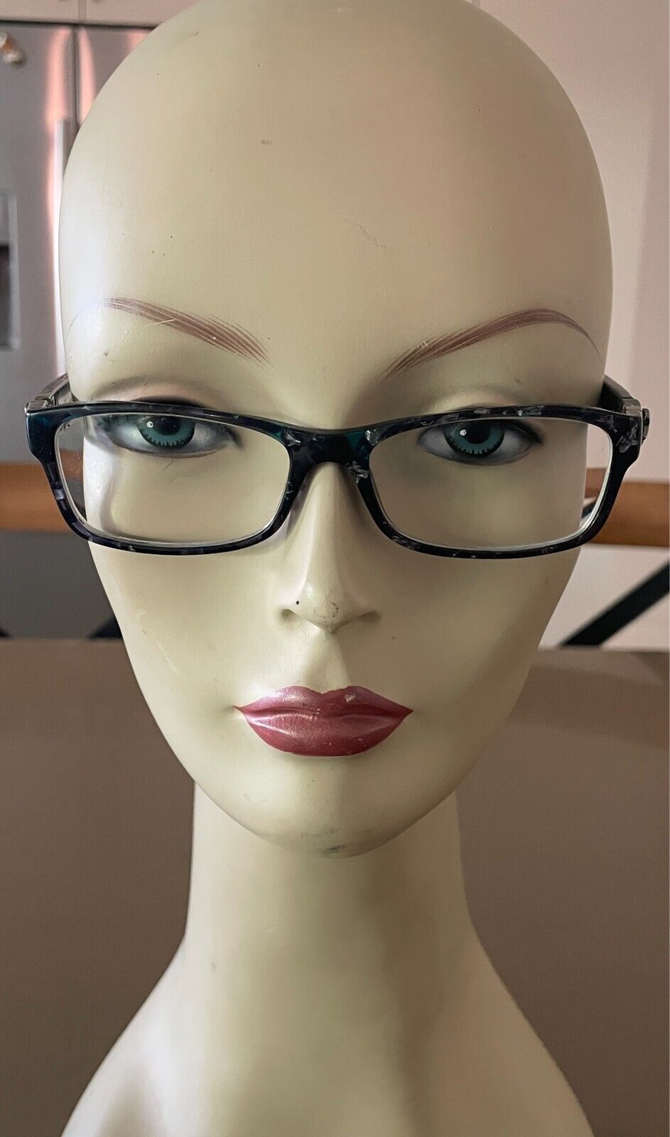 DOLCE & GABBANA Eyeglasses Frame Only DG3147P 2551 Blue Crystal Marble 53-16-135