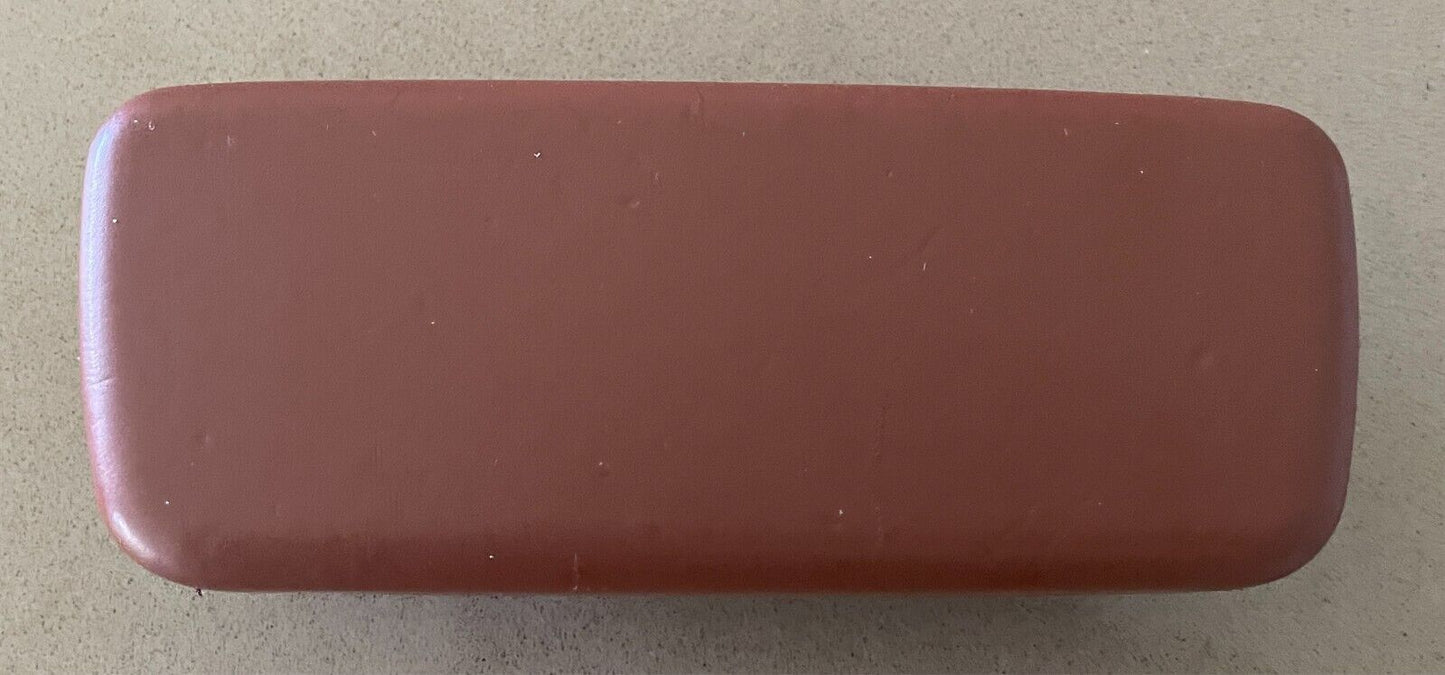 LONGCHAMP PARIS Empty Sunglass Case Tan Eye Glasses Hard Cover Case ONLY