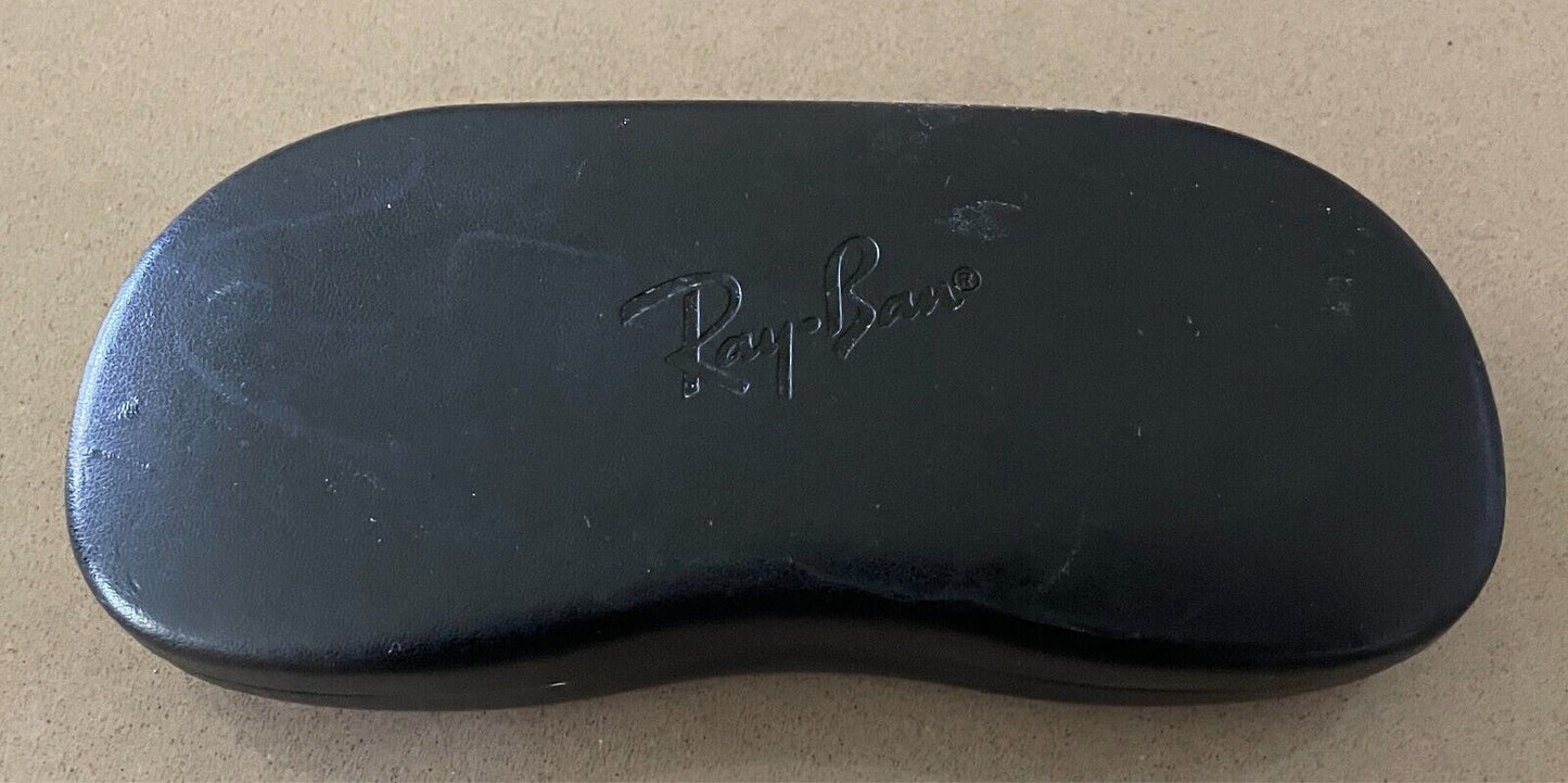 RAY- BAN  Glass Case Black Sunglass Glasses Spectacles Hard Cover ONLY