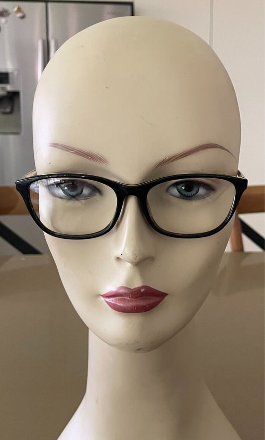 OSIRIS Gracious 30744080 Dark Tort Eyeglasses Frame Gold Metal Trim 53-17-140