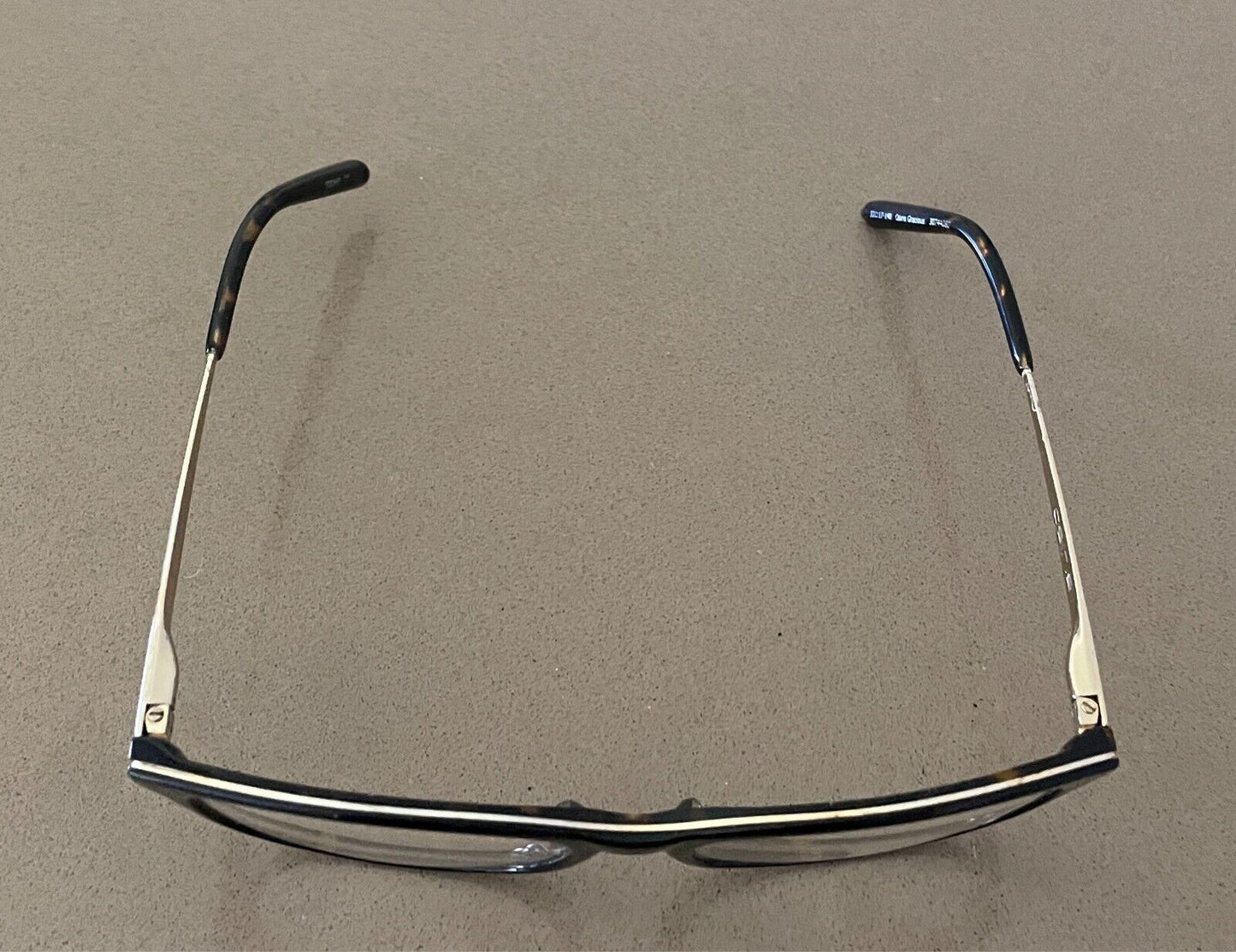 OSIRIS Gracious 30744080 Dark Tort Eyeglasses Frame Gold Metal Trim 53-17-140