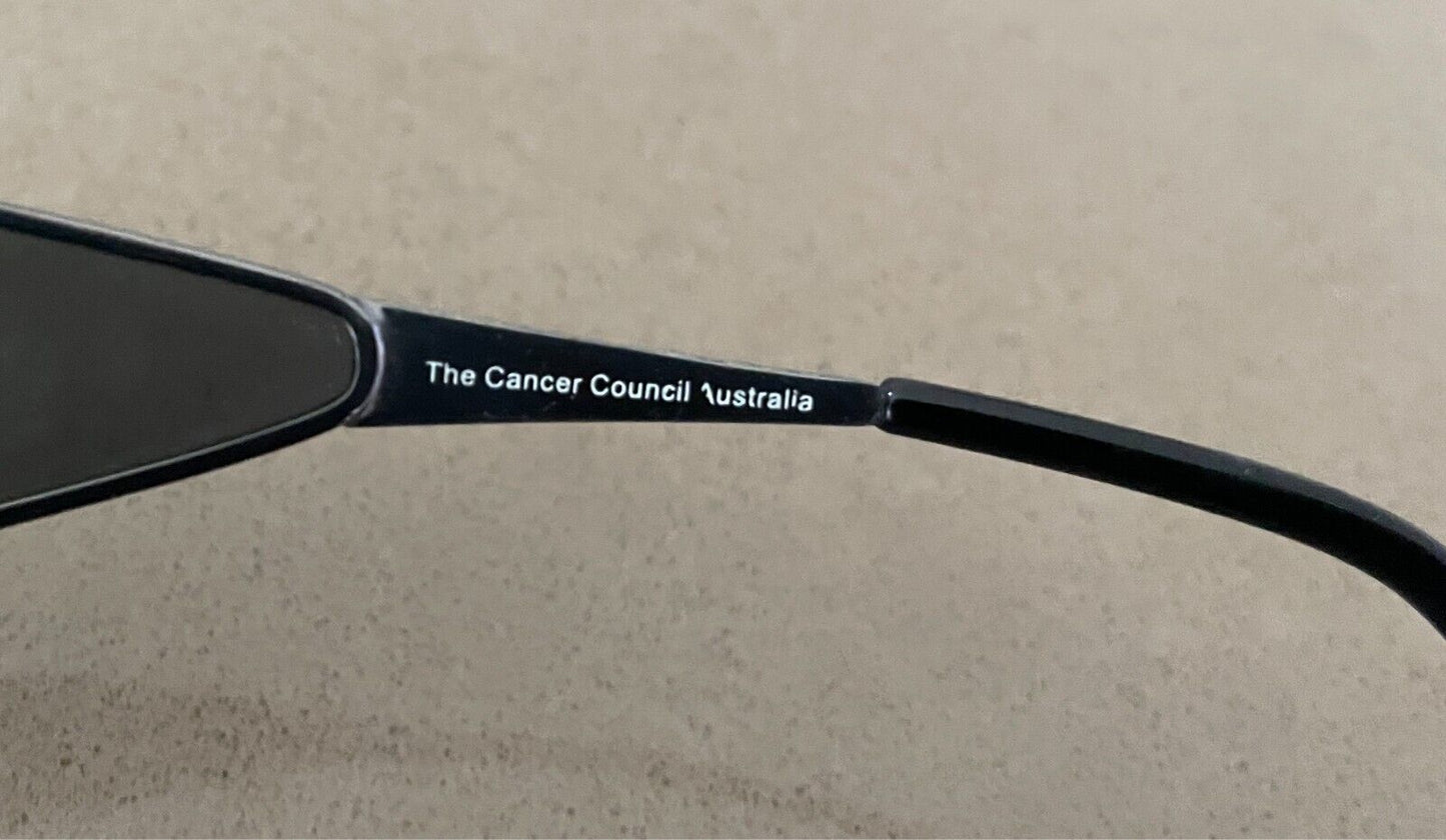 Unisex CANCER COUNCIL Fit over Sunglasses Gunmetal Grey Metal Frame Grey Lens