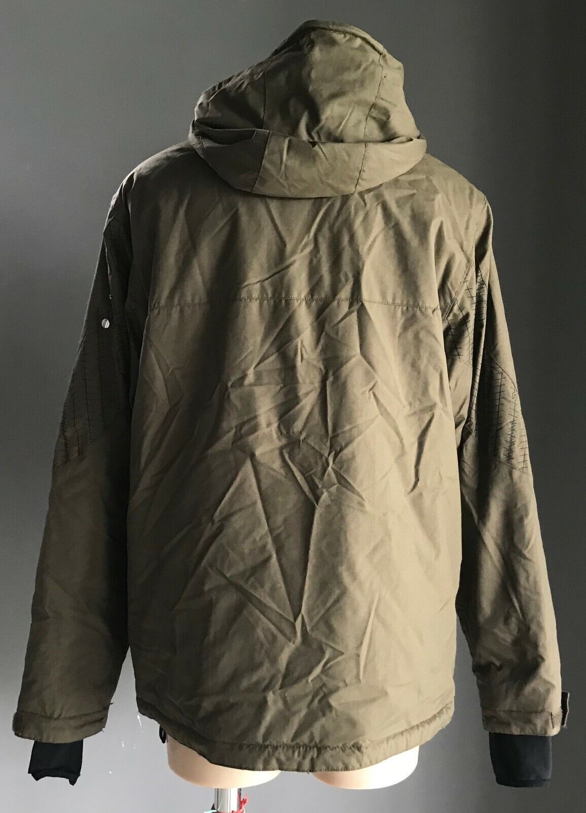 BILLABONG Ilio Series Ski Jacket Brown Khaki Snow Board Winter Ladies Size S 10